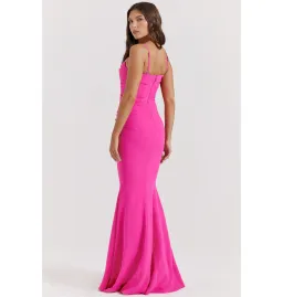 House of CB Milena Dress in Hot Pink Size Medium / AU 10 for rent on The Volte - image 2