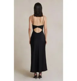 Bec & Bridge Valerie Midi Dress in Black Size AU 12 for rent on The Volte - image 2