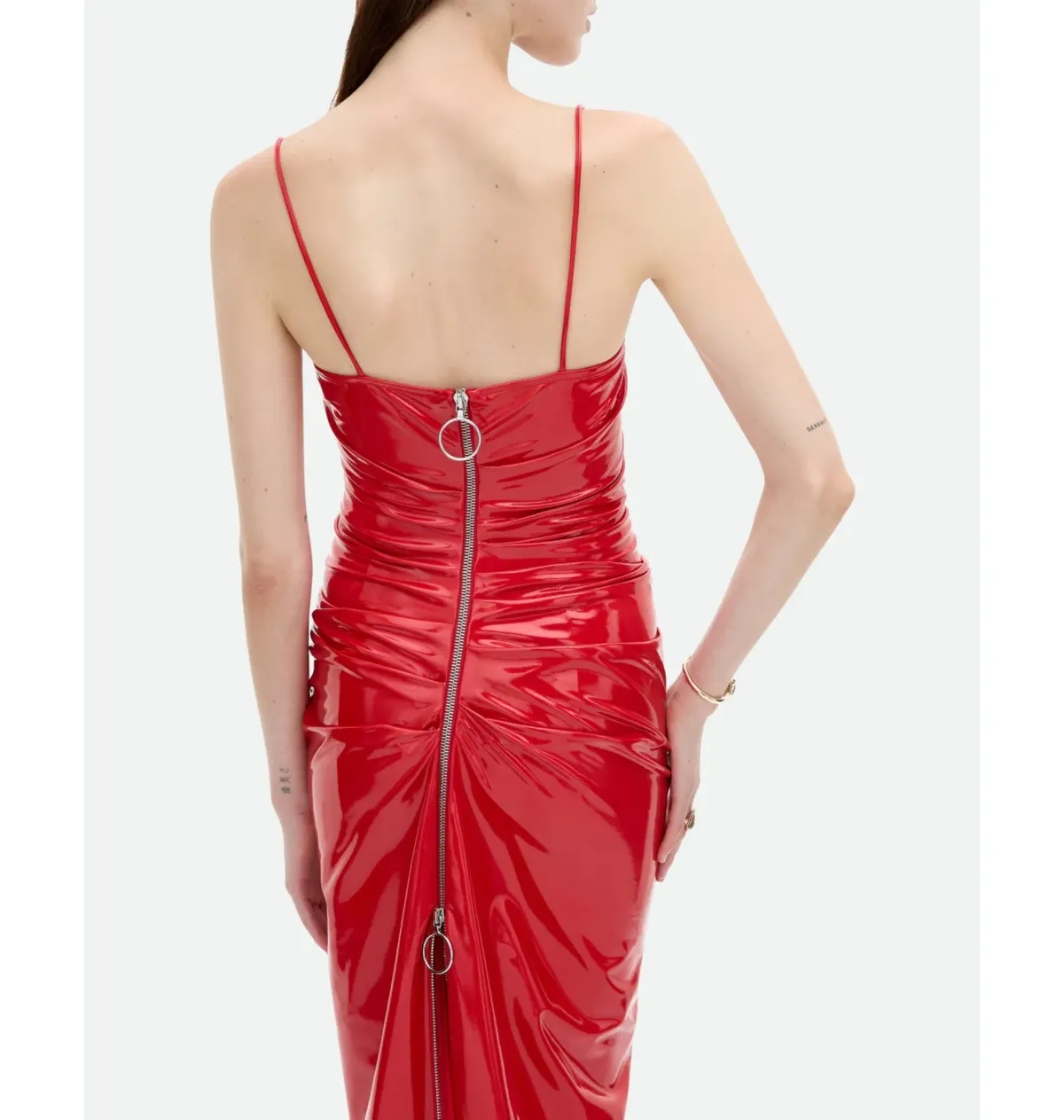 Common Hours Nip Of Candy Dress Red Size AU 8 - Image 2