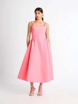 Sheike Jackie Midi Dress Pink Size 6 for rent on The Volte - image 2