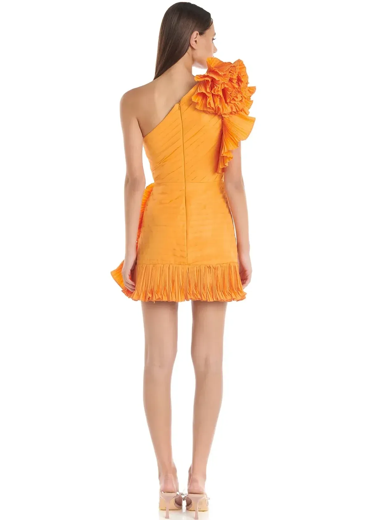 Eliya The Label Zoiva Mini Dress Orange Size 14 - Image 2