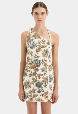 SIR the Label Eleanora Asymmetrical Mini Viola Print Size 0 / AU 6 for rent on The Volte - image 3