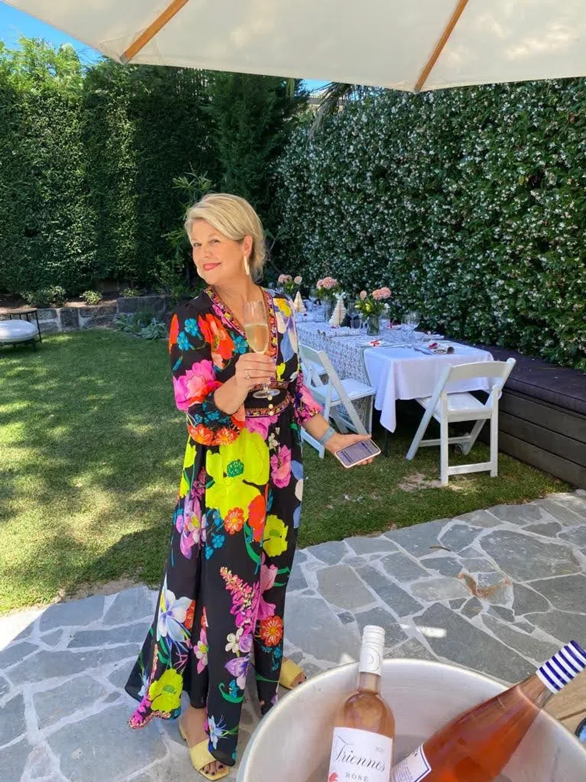 Camilla Button Dress with Shaped Waistband Away With The Fairies Size S/Au 10 - Image 5