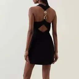 Rachel Gilbert Blaine Mini Black Size 10 for rent on The Volte - image 2