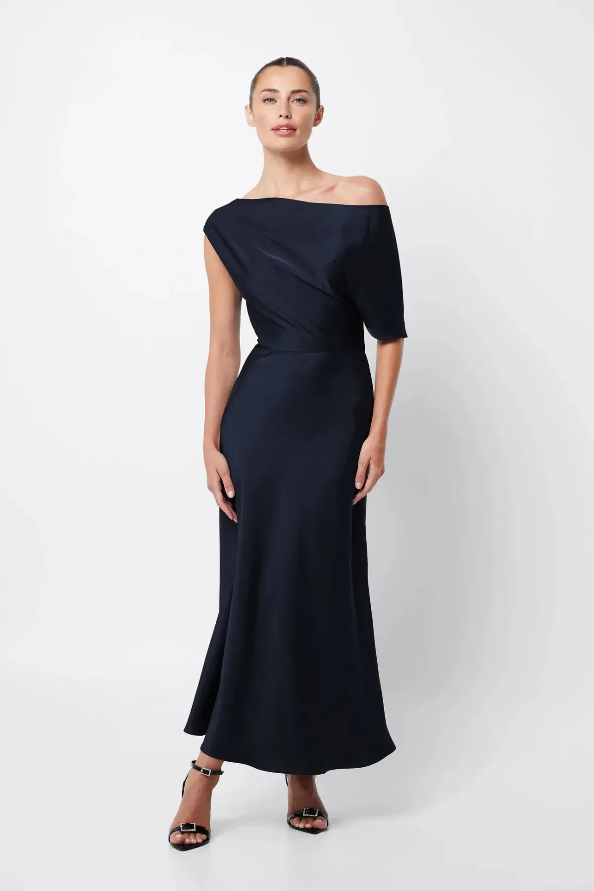 Mossman Love in the Dark Midi Dress Navy Size 14  - Image 1