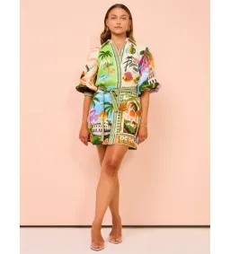 Alemais Paradiso Mini Dress Multi Size 8 for rent on The Volte - image 1