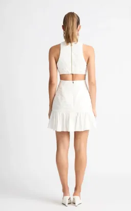 Sheike Isla Mini Dress White Size 10 for rent on The Volte - image 3