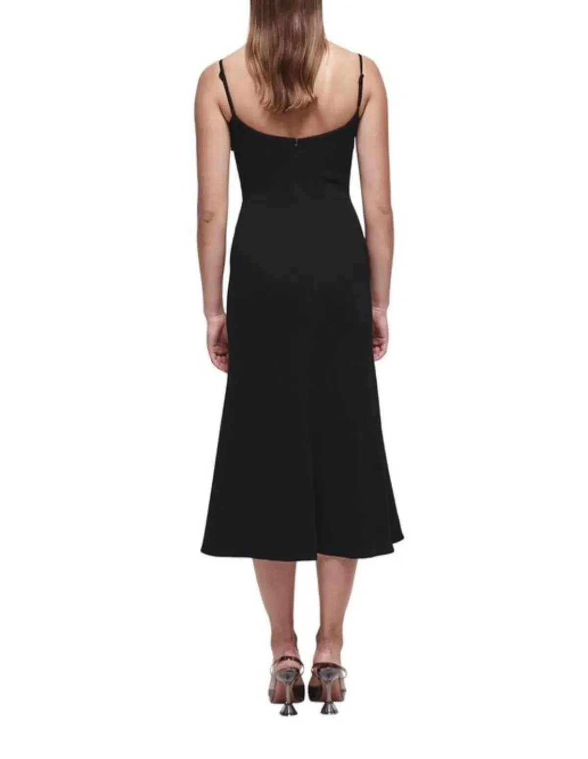 Rachel Gilbert Margot Midi Dress Black Size 3 / AU12 - Image 2