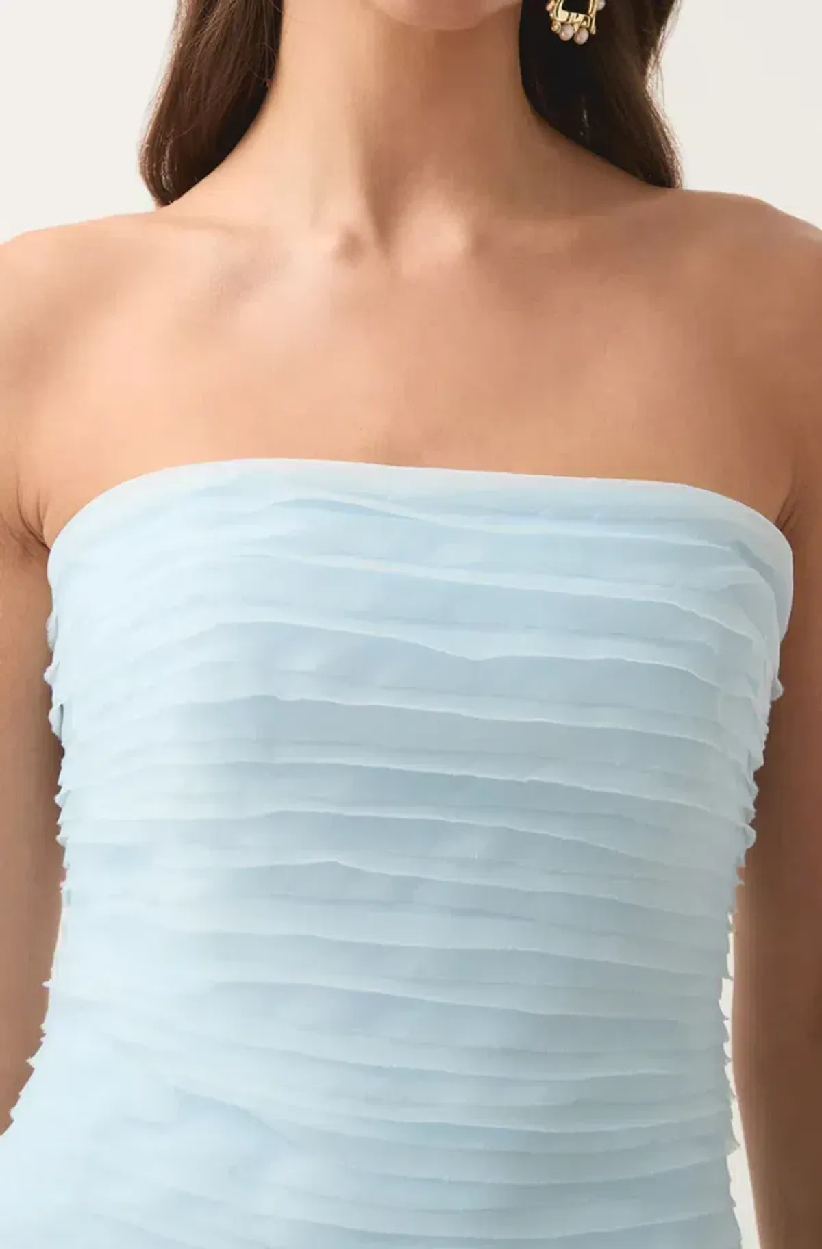 Aje Soundscape Maxi Dress in Sea Breeze Blue Size 12 - Image 5