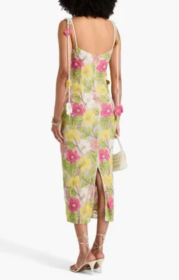 Rachel Gilbert Willow Midi Dress Floral Size 3 / AU 12 for rent on The Volte - image 2