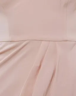 Shona Joy Core Cocktail Draped Midi Dress Ballet Pink Size 6 for rent on The Volte - image 5