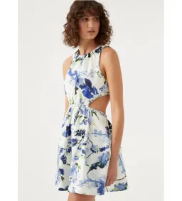 Aje Voyage Braided Cut Out Mini Dress Floral Size 10  for rent on The Volte - image 2