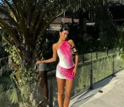 HNTR the label  Sam Set Pink/White Size 8 for rent on The Volte - image 1