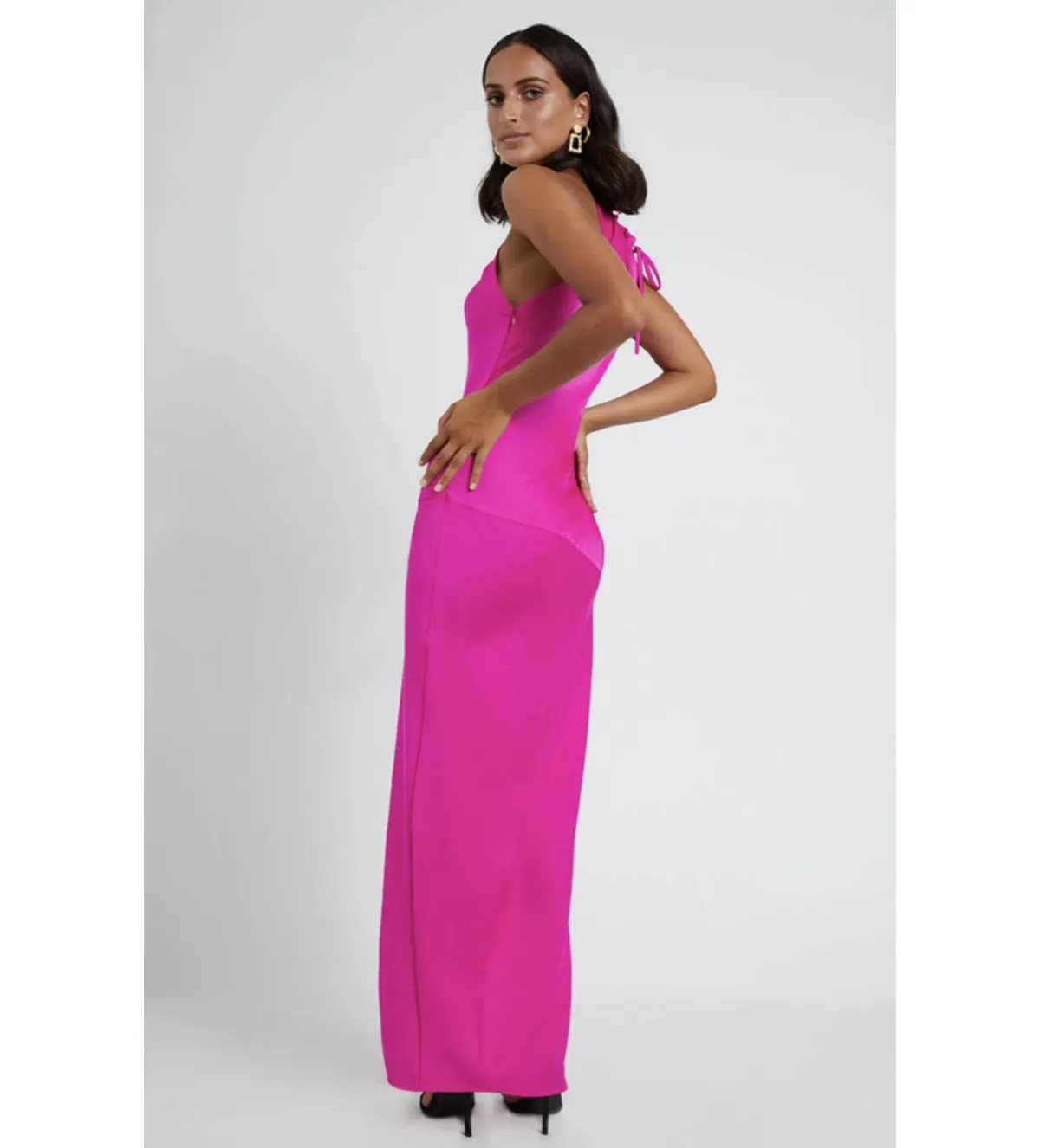 By Johnny One Shoulder Dress Pink Size 10 - Image 2