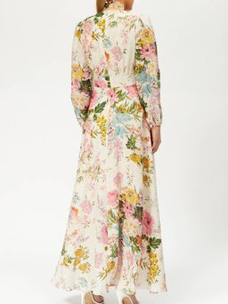 Zimmermann Heather Plunge Long Dress Floral Size AU 6 for rent on The Volte - image 2