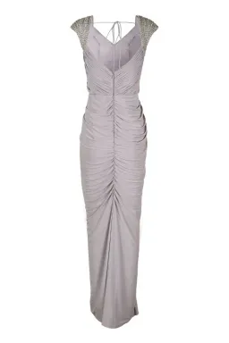 Sheike Parisian Maxi Dress Dove Grey Size 14 for rent on The Volte - image 2