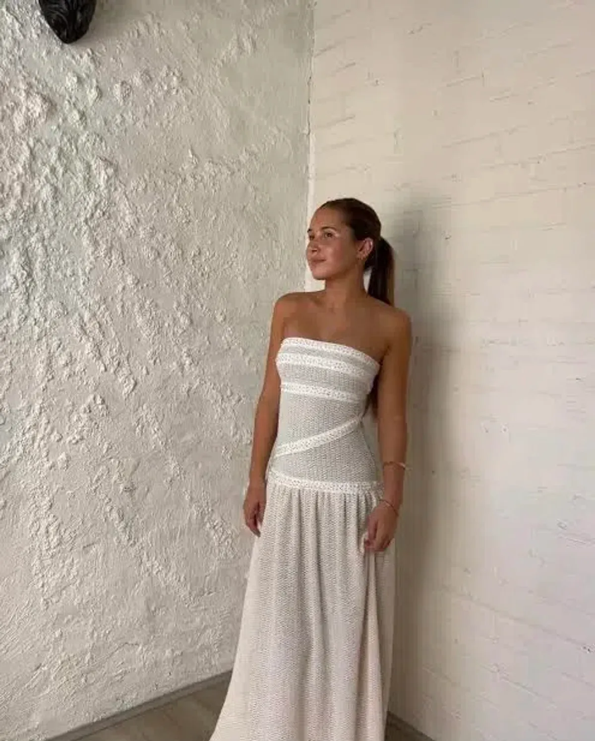 Fait Par Foutch Colette Dress Ivory Size 6 - Image 5