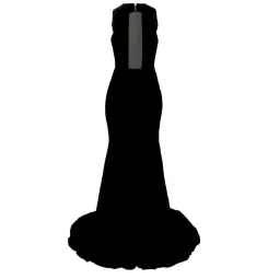 Alex Perry Black Crinoline Gown Size 10 for rent on The Volte - image 2