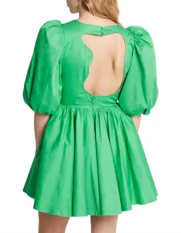 Aje Colette Abstract Cut Out Mini Dress Green Size 14 for rent on The Volte - image 3