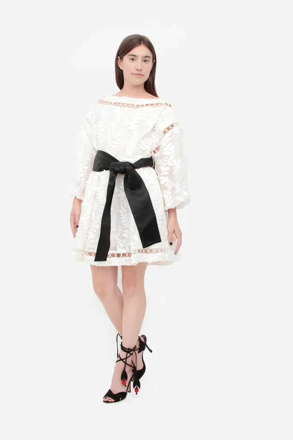 Zimmermann Winsome Cinch Vine Dress White Size 0P/Au 6 - Image 1