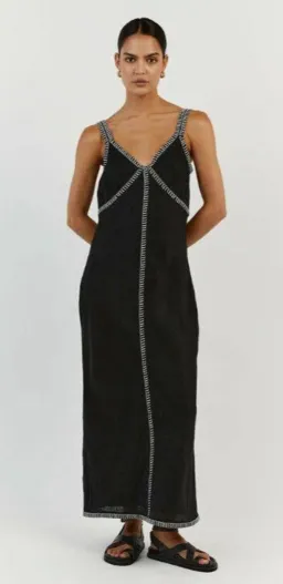 Dissh Bella Midi Dress Black Size 16 for rent on The Volte - image 3
