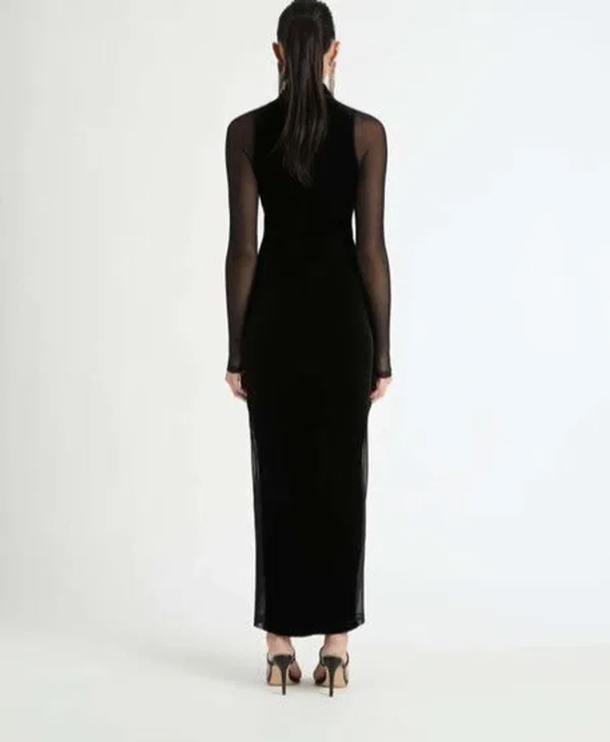 Sheike Medusa Maxi Dress Black Size 8 - Image 4