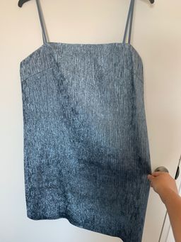 Sass and Bide blue mini dress size 10 for rent on The Volte - image 4