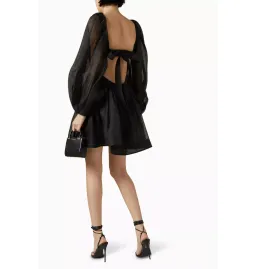 Zimmermann Harmony Bralette Mini Dress Black Size 2 / AU 12  for rent on The Volte - image 3