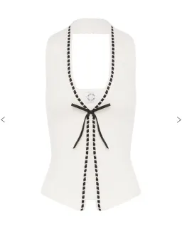 With Jean Gigi Top White Size AU 6  for rent on The Volte - image 1