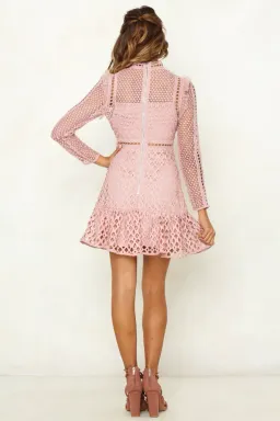 Mossman The Visionary Mini Dress Pink Size 6 for rent on The Volte - image 3