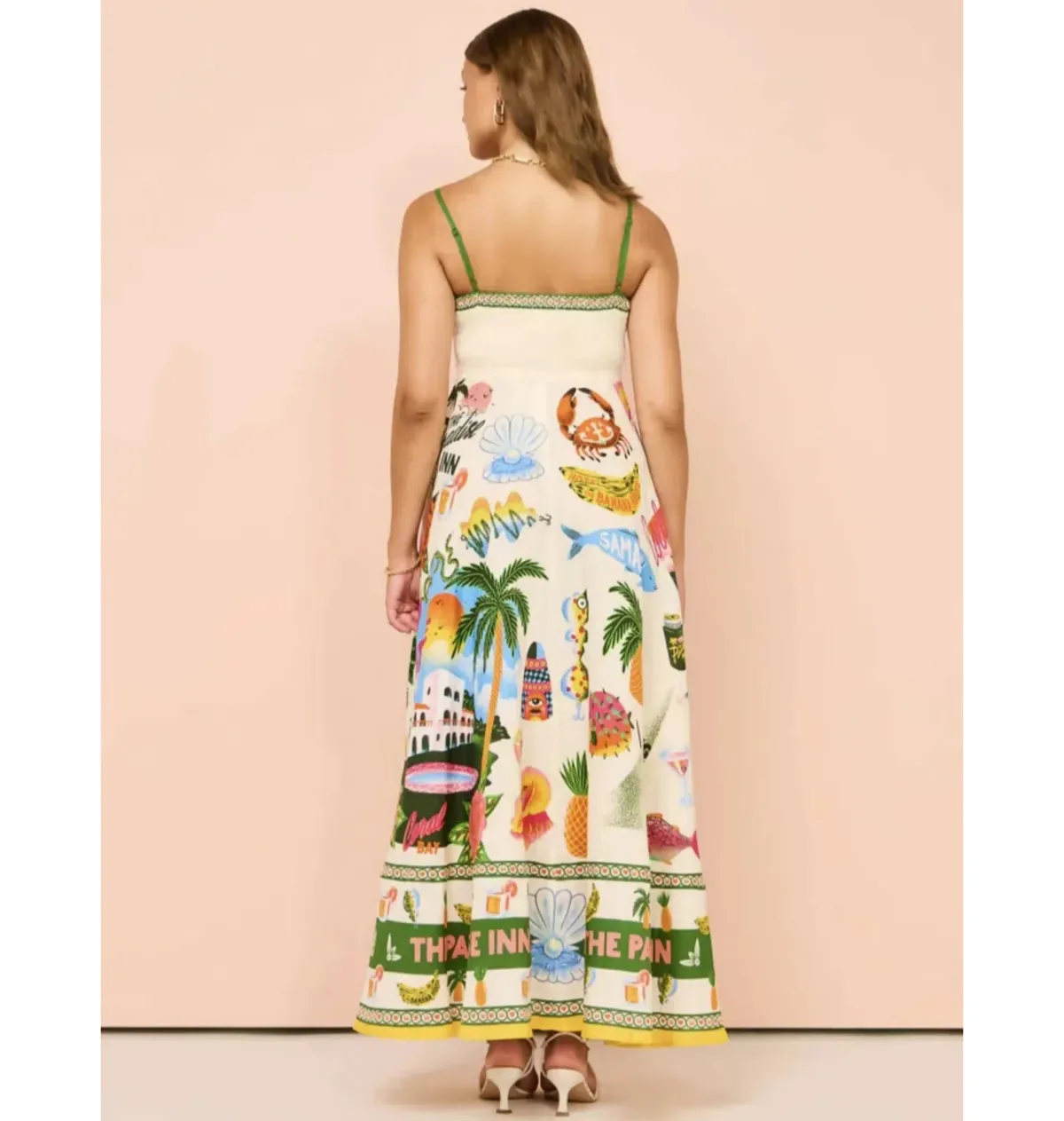 Alemais Paradiso Sundress in Print Size AU 8 - Image 4