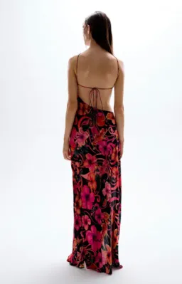Cin Cin Villa Cut Out Maxi Dress Hibiscus Pink Size XS / AU 6 for rent on The Volte - image 3