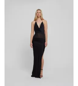 Rat & Boa Orchid Maxi Dress Black Size XS/6 for rent on The Volte - image 2