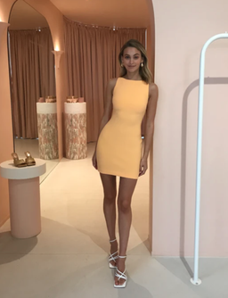 Bec & Bridge Raphaela Mini Dress Melon Size 8 for rent on The Volte - image 5