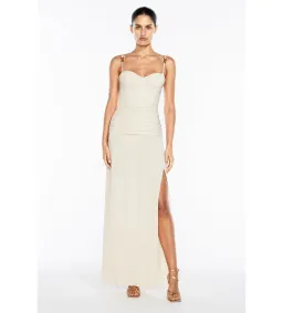 Manning Cartell Double Time Pleat Dress Nougat Size 6 for rent on The Volte - image 1