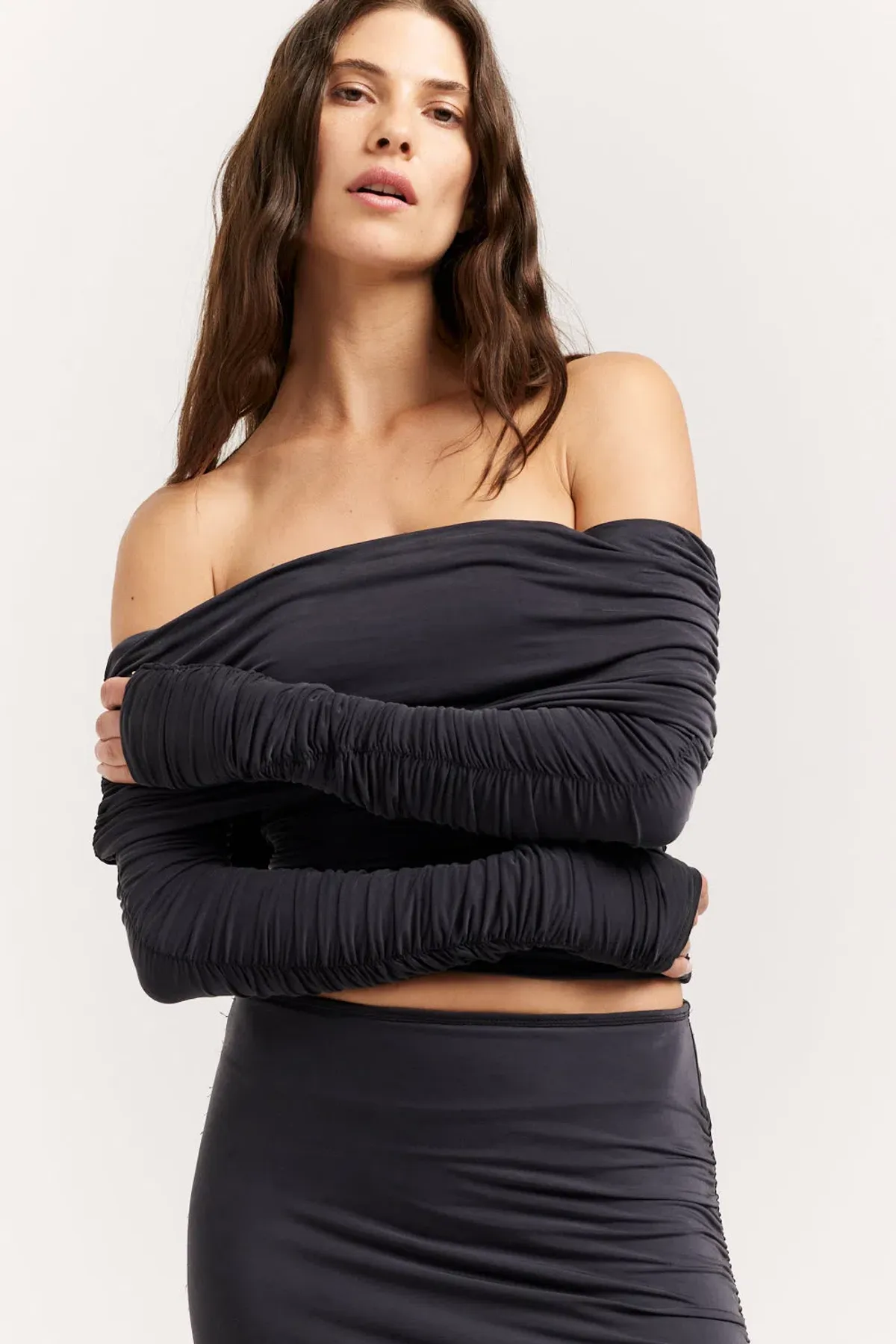 Henne Lauretta Top Navy Size XS /Au 6 - Image 2