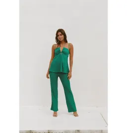 Sabo Skirt Ashton Jumpsuit Emerald Green Size M / AU 10 for rent on The Volte - image 1