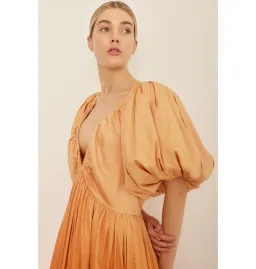 Rooh Collective Birthday Gown Orange Ombré Size AU 12 for rent on The Volte - image 3