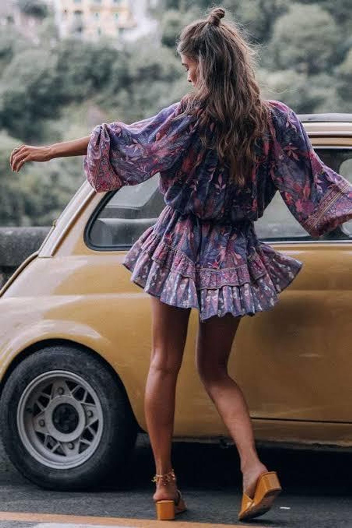 SPELL BIANCA LONG SLEEVE PLAYDRESS WISTERIA SIZE S - Image 3