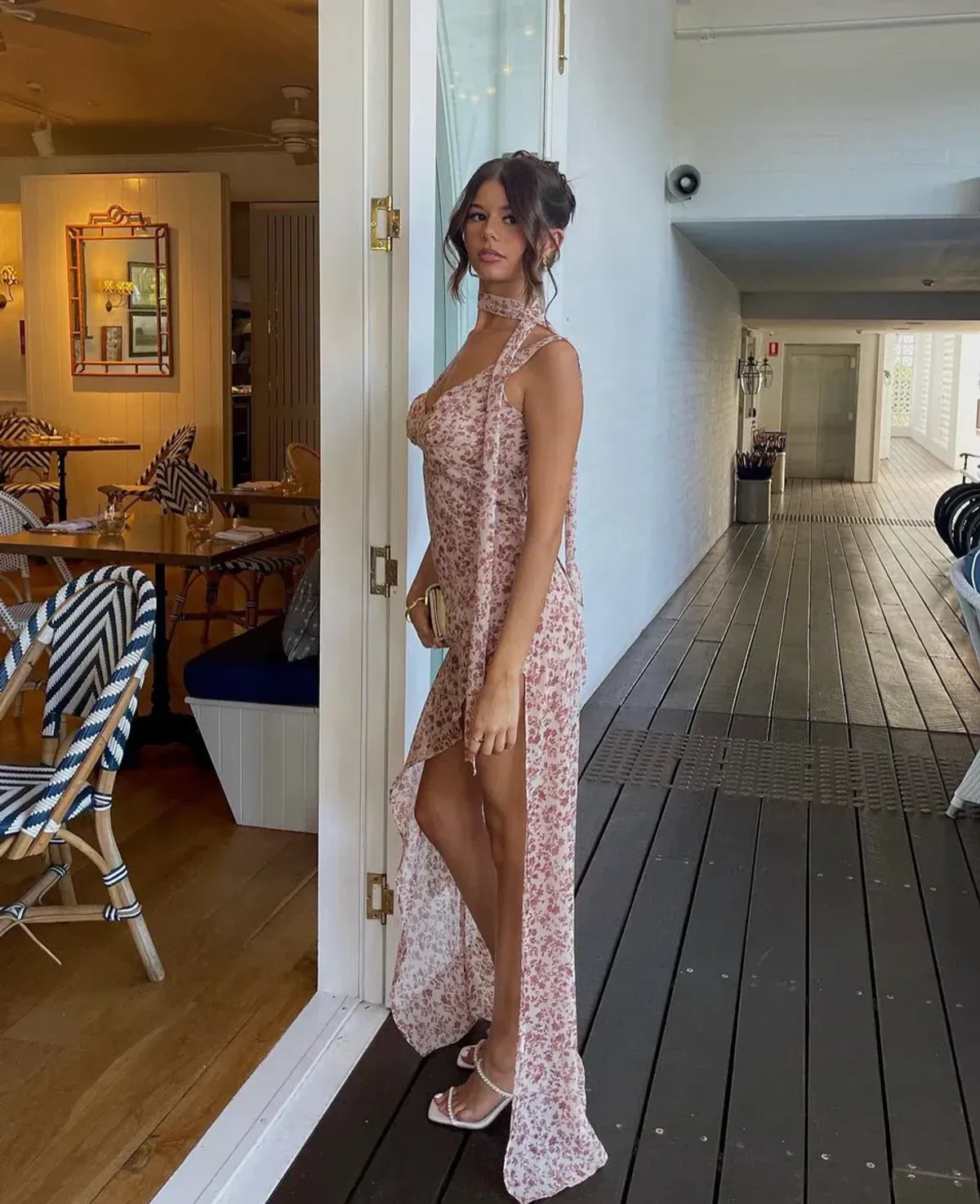 Arcina Ori Amelie Dress In Floral Pink Size 8 /S - Image 6