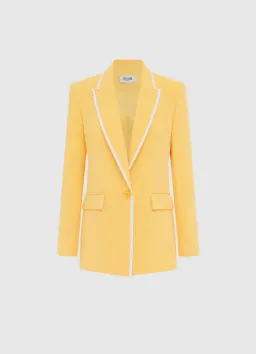 Leo Lin Two-Piece Suit Canary Size 12 for rent on The Volte - image 2