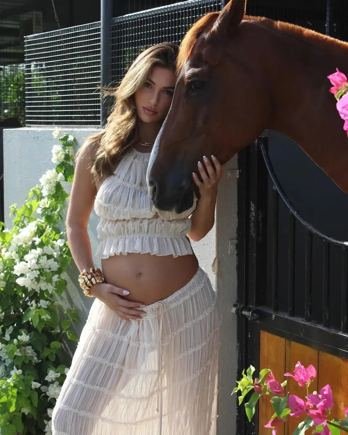 Arcina Ori Juliette Halter Set In Cream Size S / AU 8 - Image 6