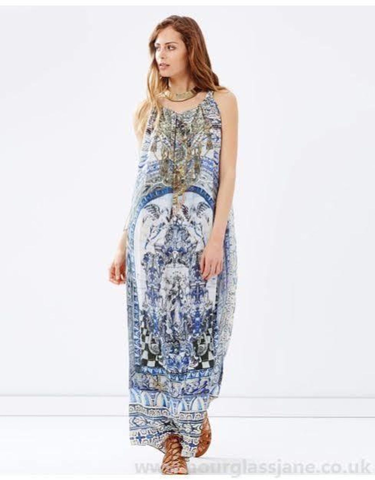 CAMILLA PILLARS OF AGUA DRAWSTRING DRESS - Image 2