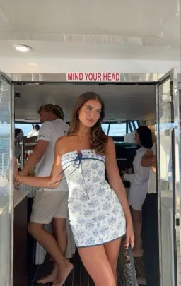 With Jean Sabrin Mini Dress in Toile Papillon Size S / AU 8 for rent on The Volte - image 1