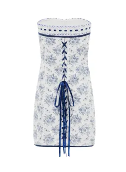 With Jean Sabrin Mini Dress in Toile Papillon Size S / AU 8 for rent on The Volte - image 3