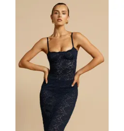Arcina Ori Margot Dress in Navy Size AU 6 for rent on The Volte - image 3