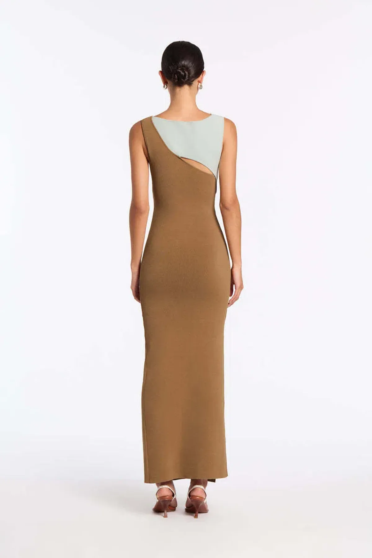 Sir the Label Nadja Cut Out Dress in Cinnamon Size 1 / AU 8 - Image 2