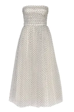 Zimmermann Tulle Midi Dress White/Black Dot Size 1 / AU 10 for rent on The Volte - image 3