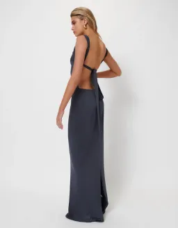 Effie Kats Helena Gown Thunder Size XS /Au 6  for rent on The Volte - image 3