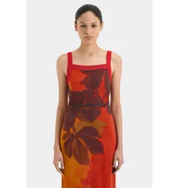 Sir the Label Libertine Tank Midi Dress Wren Print Size 1 / AU 8 for rent on The Volte - image 2